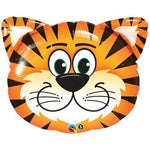 Qualatex Mylar & Foil 14" Tickled Tiger Balloon (requires heat-sealing)