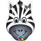 Globo Zany Zebra de 14" (requiere termosellado)