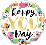 Qualatex Mylar & Foil 18" Happy You Day Foil Balloons