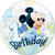 Qualatex Mylar & Foil 22" Disney Mickey Mouse 1st Birthday Bubble Balloon