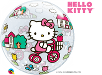 Qualatex Mylar & Foil 22" Hello Kitty Bubble Balloon