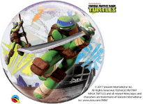 Qualatex Mylar & Foil 22" Teenage Mutant Ninja Turtles Bubble Balloons