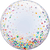 Qualatex Mylar & Foil 24" Colorful Confetti Dots Bubble Balloon