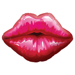 Qualatex Mylar & Foil 30" Big Red Kissy Lips Balloon