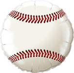 Qualatex Mylar & Foil 36" Giant Baseball Balloon