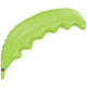 36″ Lime Green Palm Frond Foil Balloon