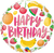 Qualatex Mylar & Foil Birthday Fruits 18″ Balloon