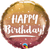 Qualatex Mylar & Foil Birthday Gold & Rose Gold Ombre 18″ Balloon