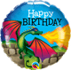 Birthday Mythical Dragon 18″ Balloon