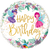 Qualatex Mylar & Foil Birthday Wild Flower Fairies 18″ Balloon