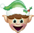 Qualatex Mylar & Foil Christmas Elf 35″ Balloon