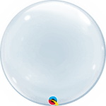 Qualatex Mylar & Foil Clear Decorator Bubble 20″ Balloon