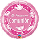 Globo Comunión Rosado 18″