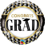 Qualatex Mylar & Foil Congrats Grad Graduation 18″ Balloon