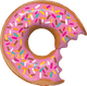 Donut with Sprinkles 36" Giant Balloon