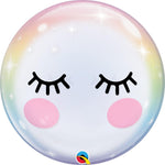 Qualatex Mylar & Foil Eyelashes Bubble 22″ Bubbles Balloon