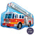 Qualatex Mylar & Foil Fire Truck 30" Wide Giant Balloon