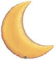 Gold 35″ Crescent Moon Foil Balloon