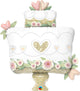 Gold Wedding Cake 41″ Balloon