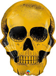 Qualatex Mylar & Foil Golden Skull 36″ Balloon