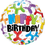Qualatex Mylar & Foil Happy Birthday Balloon Animal Dogs 18″ Balloon