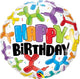 Feliz Cumpleaños Globo Animal Perros 18″ Globo