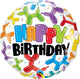 Happy Birthday Balloon Animal Dogs 18″ Balloon