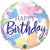Qualatex Mylar & Foil Happy Birthday Butterflies 18″ Balloon