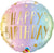 Qualatex Mylar & Foil Happy Birthday Pastel Ombre 18″ Balloon