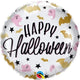 Happy Halloween Glam Bat Ghost 18″ Balloon