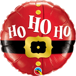 Qualatex Mylar & Foil Ho Ho Ho Santa's Belt (requires heat-sealing) 9″ Balloon