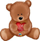 I Love You Teddy Bear 35″ Balloon
