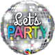 Globo Let's Party Disco Ball 18″
