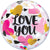 Qualatex Mylar & Foil Love You Hearts & Arrows Bubble 22″ Bubbles Balloon
