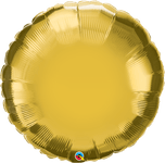 Globo metalizado dorado de 36″