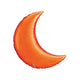 Orange Crescent Moon 35″ Decorator Balloon