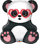 Oso Panda Lovestruck Globo de 27" de alto