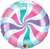 Qualatex Mylar & Foil Pastel Candy Swirl 18″ Balloon
