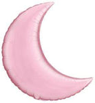 Qualatex Mylar & Foil Pearl Pink Crescent Moon 35″ Balloon