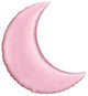Pearl Pink Crescent Moon 35″ Balloon