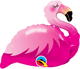 Pink Flamingo (requiere termosellado) Globo de 14″