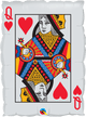 Casino Playing Card Queen Ace 30″ Balloon
