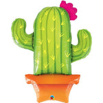 Qualatex Mylar & Foil Potted Cactus  39″ Balloon