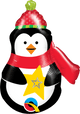 Precious Penguin 14″ Balloon (requires heat-sealing)