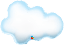 Qualatex Mylar & Foil Puffy Cloud 30″ Foil Balloon