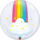 Arco Iris Nubes Deco Burbuja 24″ Globo