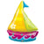 Qualatex Mylar & Foil Sailboat Tropical 40″ Balloon