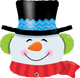 Smiling Snowman 36″ Balloon