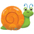 Qualatex Mylar & Foil Swirly Snail 36″ Mylar Balloon