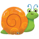 Swirly Snail 36″ Mylar Balloon